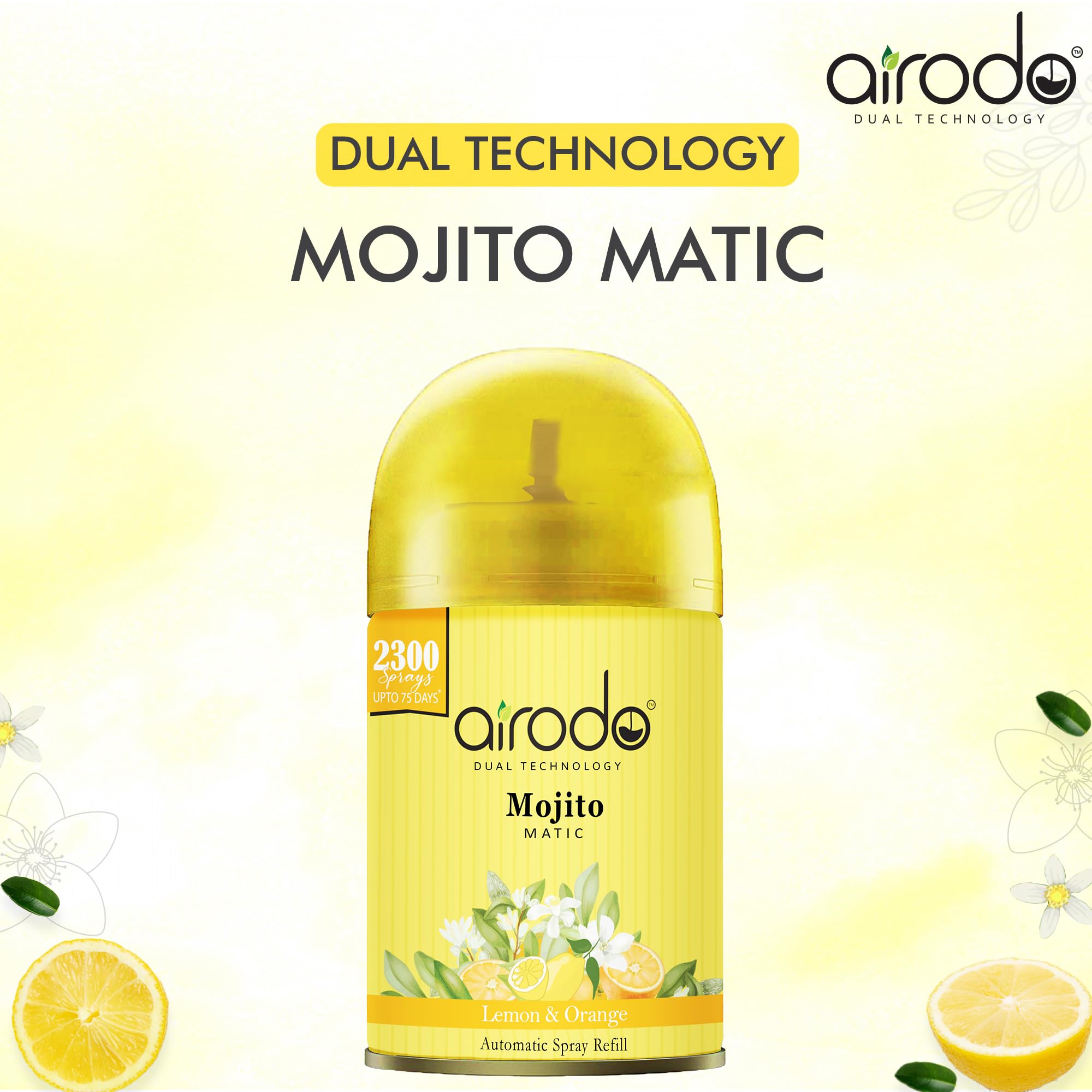 Airodo Automatic Room Fresheners Refill Air Matic Boost Home Fragrance With 2300 Sprays Each Bottle Mix Pack Of 6